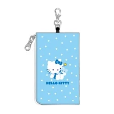 Marimocraft Key Case Pass Case Blue Hello Kitty BLKT-010
