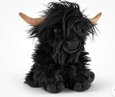 Black 4 Pound Weighted Highland Cow