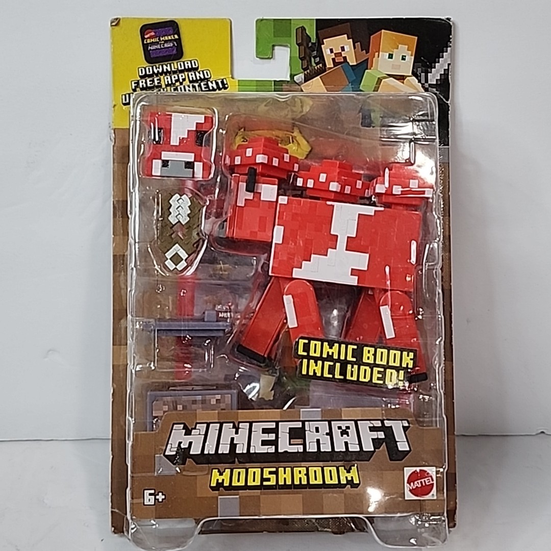 Minecraft Comic Maker Evoker Figure - With Vex, Fang Attack & Swappable Face