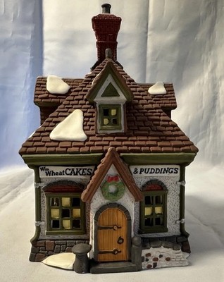 Department 56 Dickens Village Series Wm Wheat Cakes & Pudding Christmas 58084