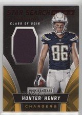 2016 Panini Rookies & Stars Star Search Memorabilia Hunter Henry #24 1ek2