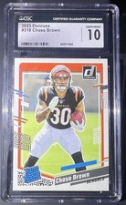 2023 Panini Donruss  Rated Rookie Chase Brown #318 (RC)