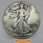 1942 Walking Liberty Half Dollar, 90% Silver - #C59224NQ