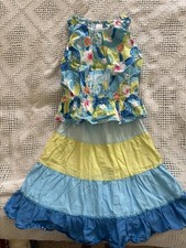 Gymboree Girls Vintage 2012 Skirt Size 5 And Top Size 6. Excellent Condition