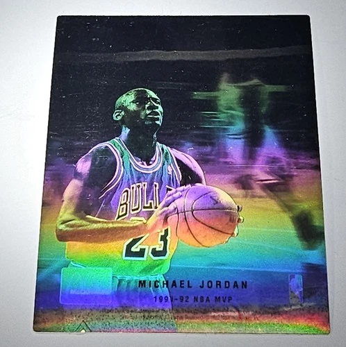 Michael Jordan 1991-1992 Upper Deck McDONALD'S NBA MVP Hologram Foil Card