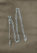 James Avery Retired Changeable Lariat Charm Holder Necklace 30” Length