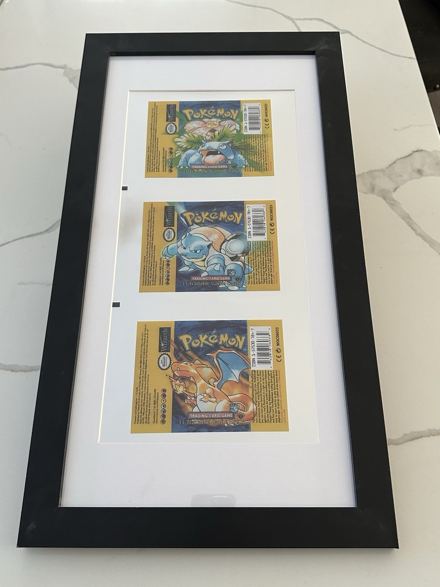 Pokémon 1st Edition Base Set Booster Pack Uncut Foil Sheet First