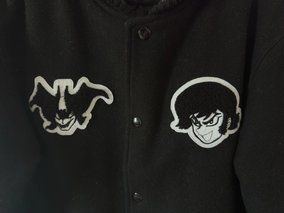Chaqueta Universitaria Devilman Galería Hakaba Souvenir Bomber Go Nagai Anime Japón Foto 3 de 4