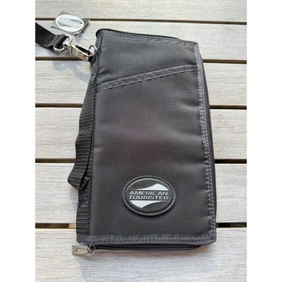 American Tourister travel organizer detachable wrist strap secure doc storage