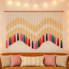 Boho Wall Decor - 59'' W x 42'' L Macrame Wall Hanging Large Tapestry Art for...