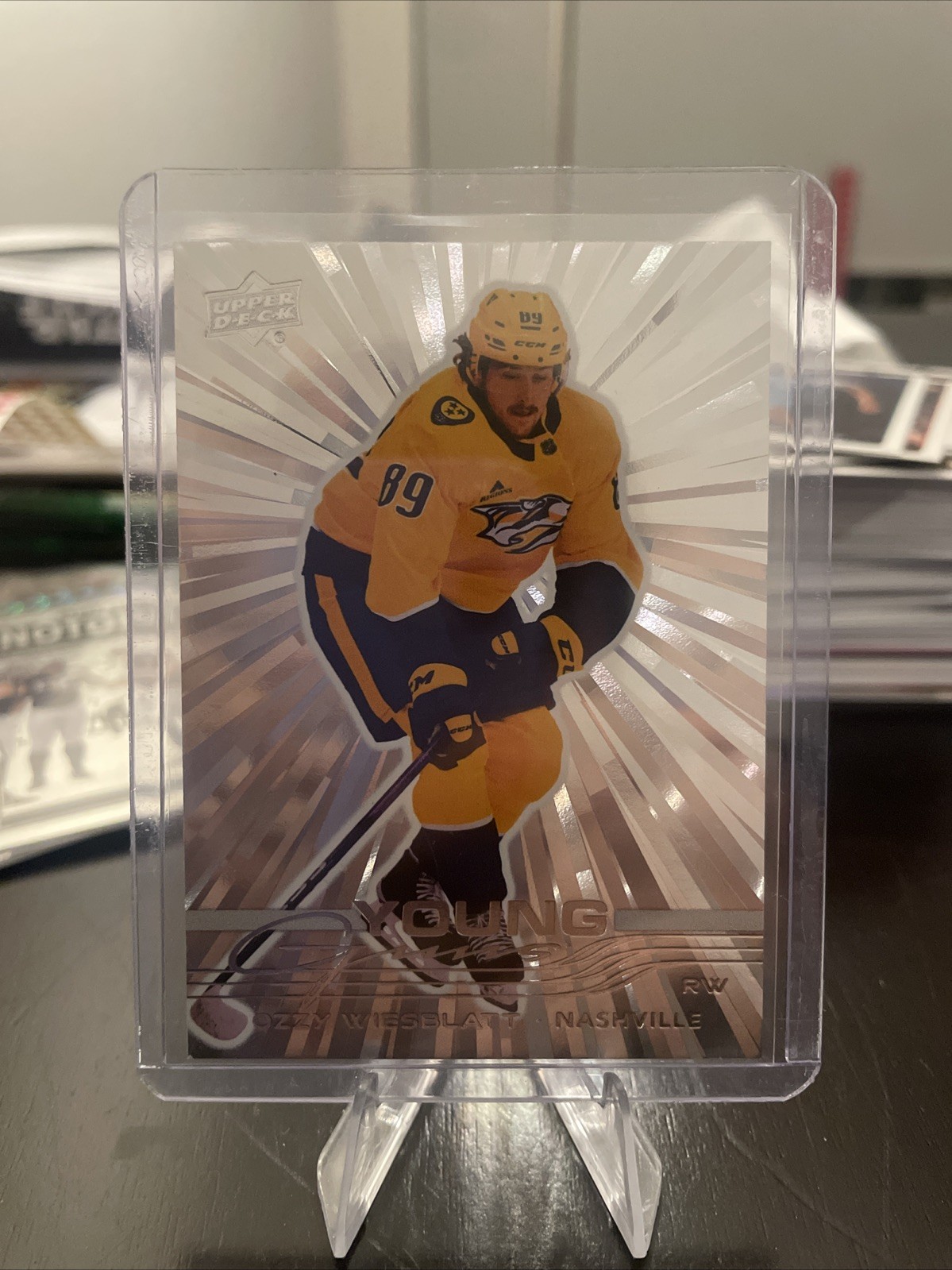 2025-26 Upper Deck Series 1 - Young Guns Ozzy Wiesblatt #212 Outburst (RC)