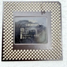 Intel Celeron 533MHz SL3FZ FV524RX533 Socket 370 Vintage CPU Processor Gold Pin
