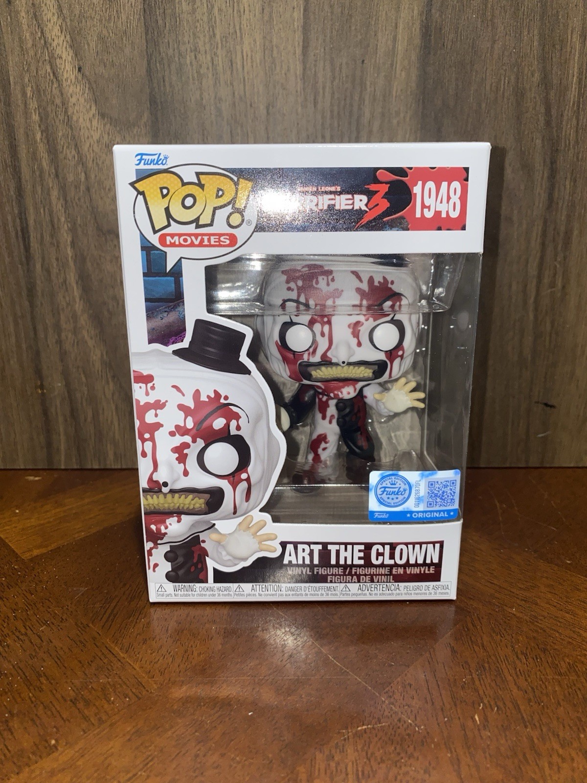 Funko Pop! Vinyl: Terrifier- Art the Clown Entertainment Earth (Exclusive) #1948