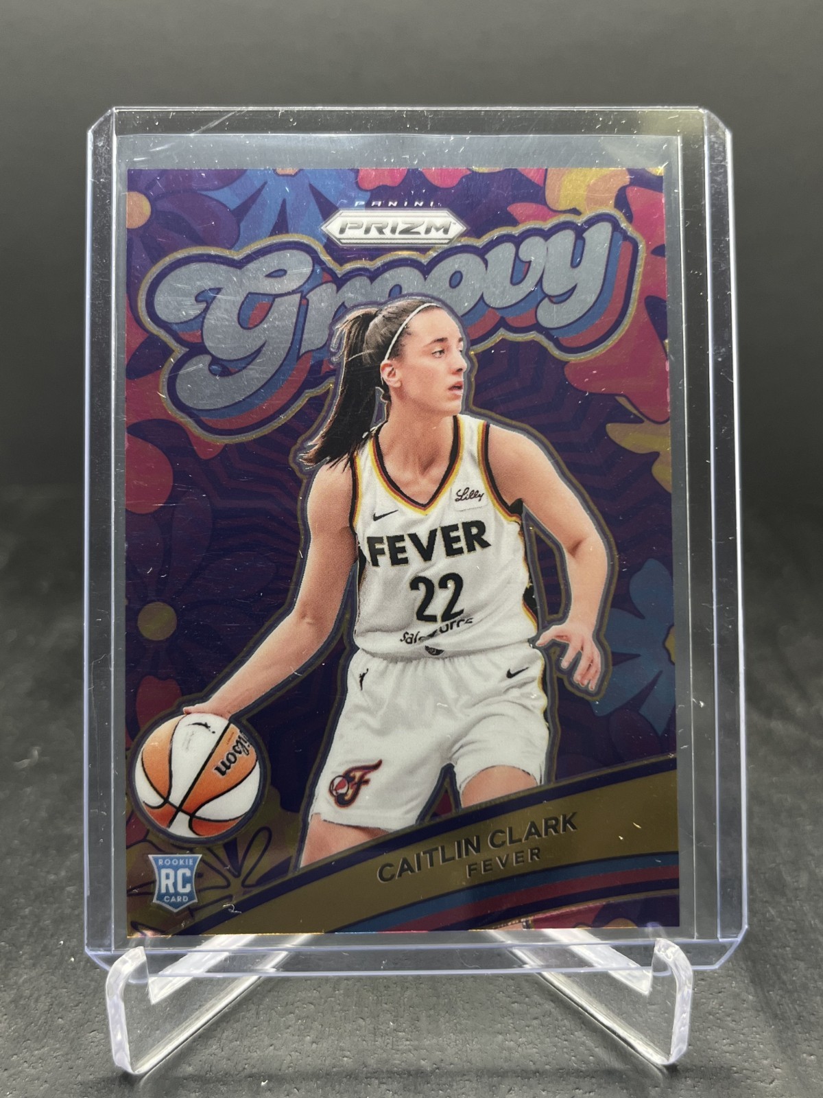 2024 Panini Prizm WNBA Basketball Caitlin Clark RC Rookie Groovy #13