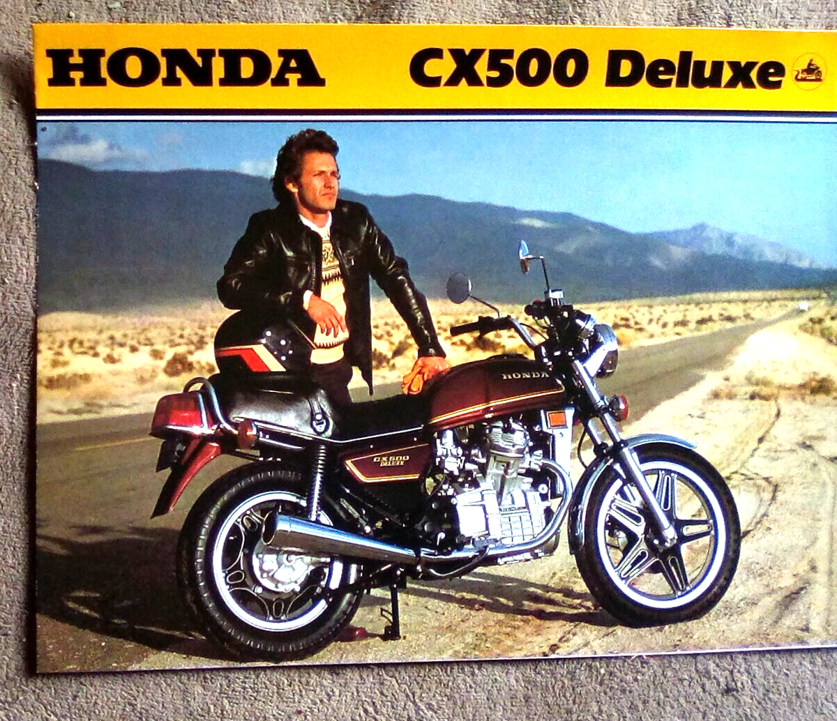 1979 Honda CX500 Deluxe Sales Brochure | Paper | 8.5 x 11 | 4 pages