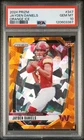 2024 PANINI PRIZM ORANGE ICE #347 JAYDEN DANIELS ROOKIE RC PSA 10