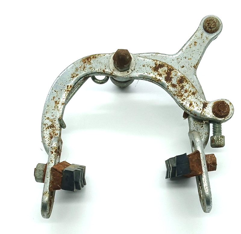 Vintage Huffy 924 Bike Rear Tire Brake Pads Arm Assembly