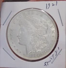 MORGAN SILVER DOLLAR 1921 FROSTY UNC NICE 90% SILVER DOLLAR