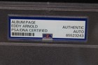 EDDY ARNOLD 1918-2008 Autographed Album Page PSA/DNA Authentic Auto Slabbed — photo 2