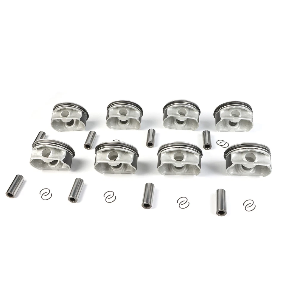 Pistones y anillos de 8 piezas de 93,00 mm para BMW X5 550i 650i E60 E61 E63 E65 N62B48 4,8 L Foto 3 de 4