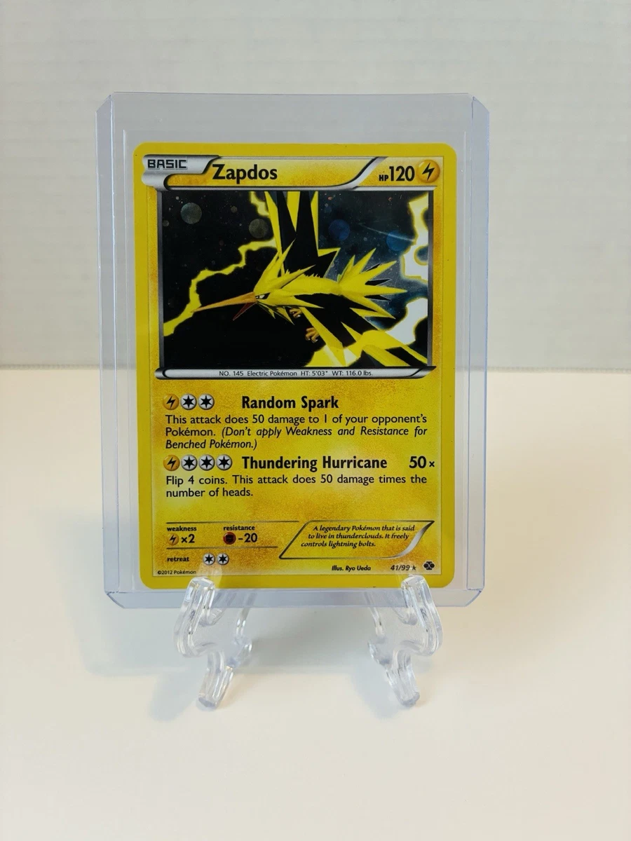 zapdos pokemon card price - ex 145/165 - Pokemon 151 - Double Rare - Holo Foil Zapdos does 30 damage to self Zapdos Pokemon Card for sale