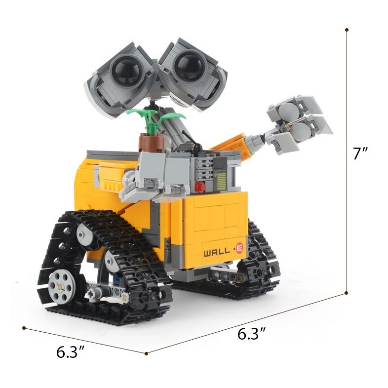 Kit de montaje de bloques de construcción de pared de ladrillos de construcción de robots espaciales de 689 piezas juguete de idea Foto 2 de 4