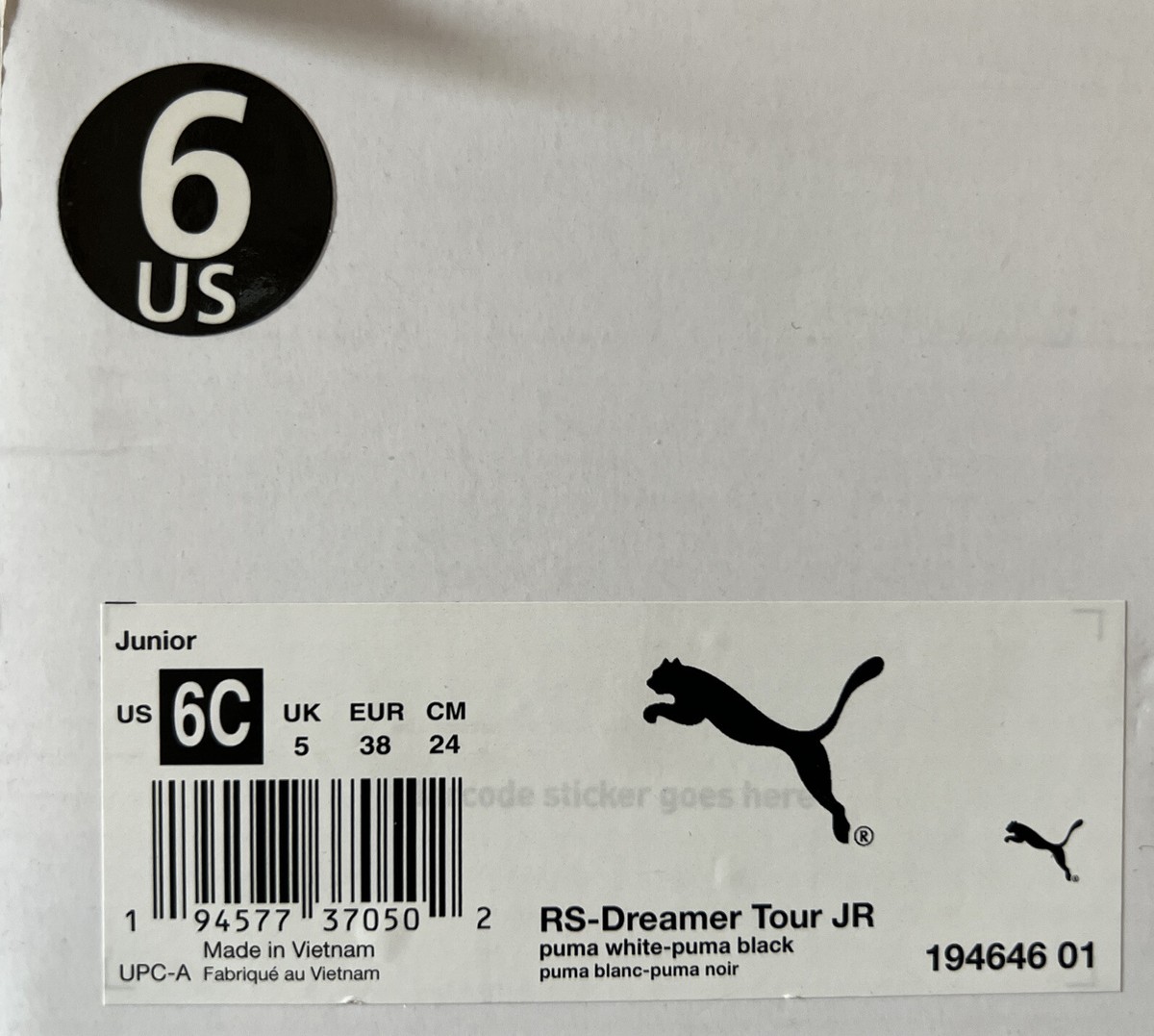 Puma RS-Dreamer Tour size 8.5 puma white-puma black Puma RS Dreamer White Black Athlete Exclusive Shoes Men main image 3