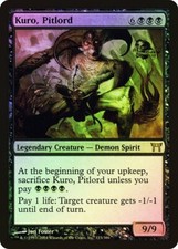 MTG - Champions of Kamigawa FOIL Kuro, Pitlord!  NM/MINT Cond!  FREE SHIPPING!