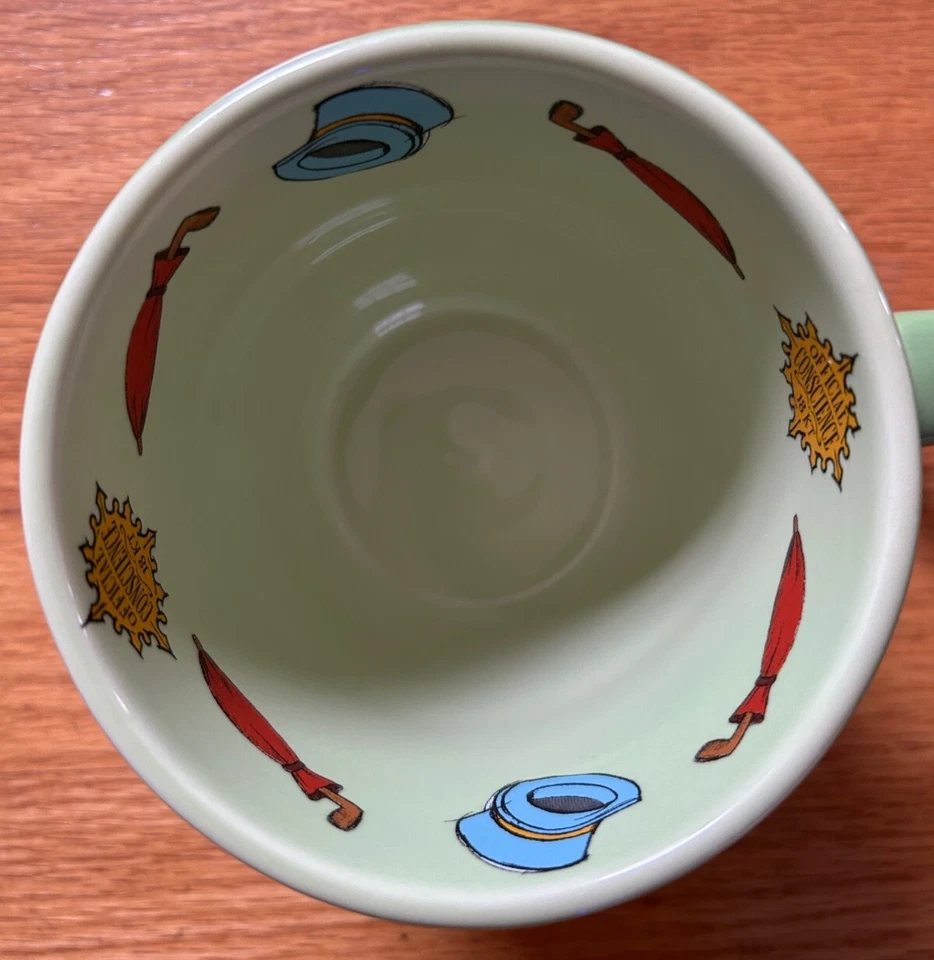 Taza de café verde 18 kt conciencia oficial de cricket Pinocho y Peñico Disney Foto 2 de 4