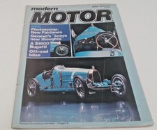 June 1976 MODERN MOTOR Mag Fairlane BUGATTI VW Passat Alfetta MAZDA 121 Peugeot