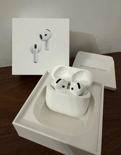 Apple 4th Generation Wireless Earbuds Bluetooth Active Noise Cancellation White - Picture 3 of 4