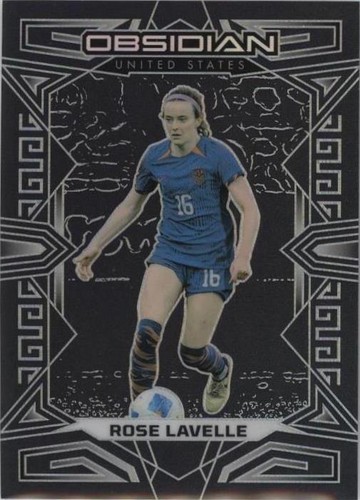 PANINI サッカーカード OBSIDIAN ROSE LAVELLE UNITED STATES 07/75 #97 送料無料 中古 IT1 Panini Obsidian 2023-24 Eruption Anthony Gordon /199 England MEM