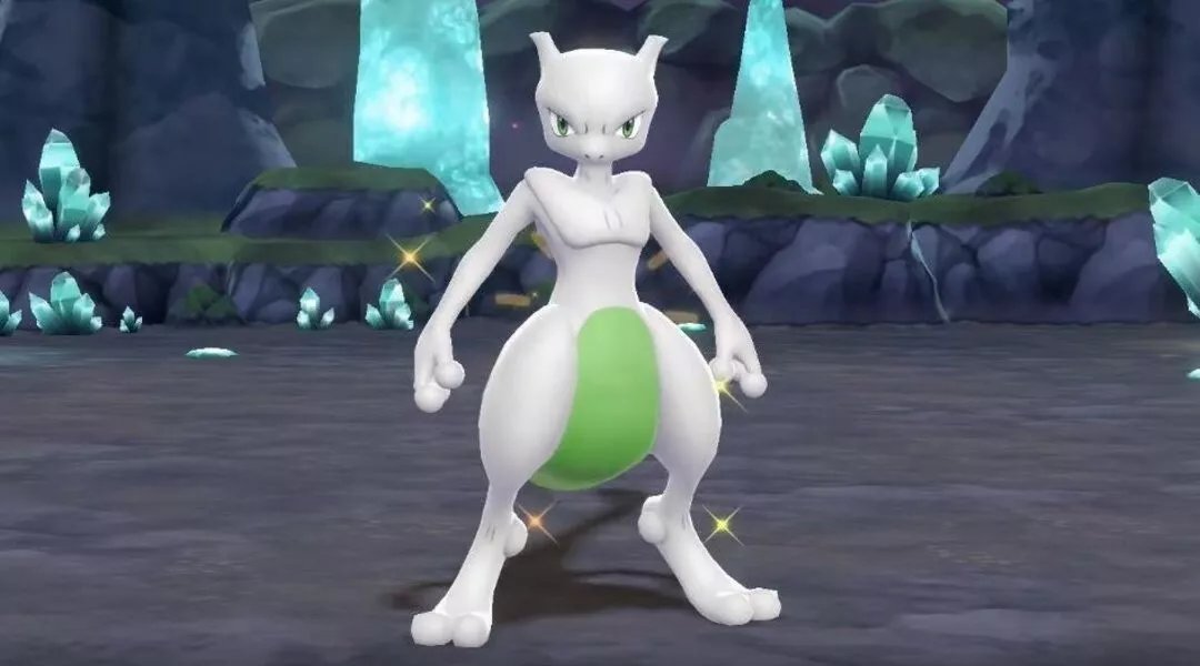 Pokemon Let's Go Shiny Mewtwo 6IV-AV Trained