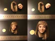 1/6 Removable Wig Hair Hair Transplant Kit Scene Props Fit 1/6 Head Sculpt Toy