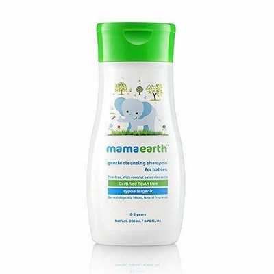 Mamaearth Gentle Cleansing Shampoo for Babies (200 ml  (8906087770022)