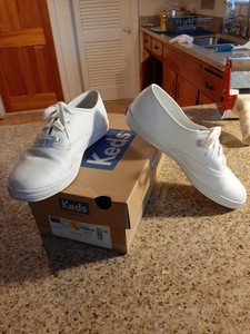 keds ortholite white sneakers