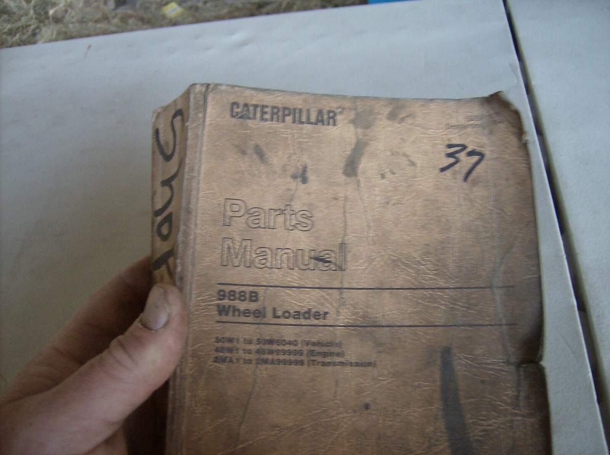 CAT 988B LOADER REPAIR SERVICE MANUAL 50W6041-UP for sale online