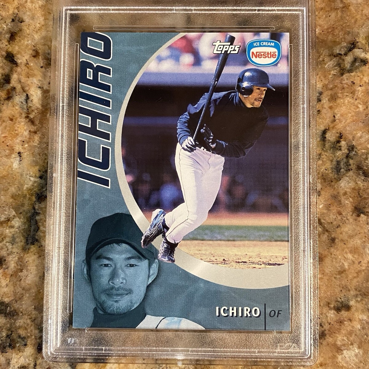 2001 2002 Topps Nestle #6 ICHIRO SUZUKI ROOKIE RC PSA 9 Only 4