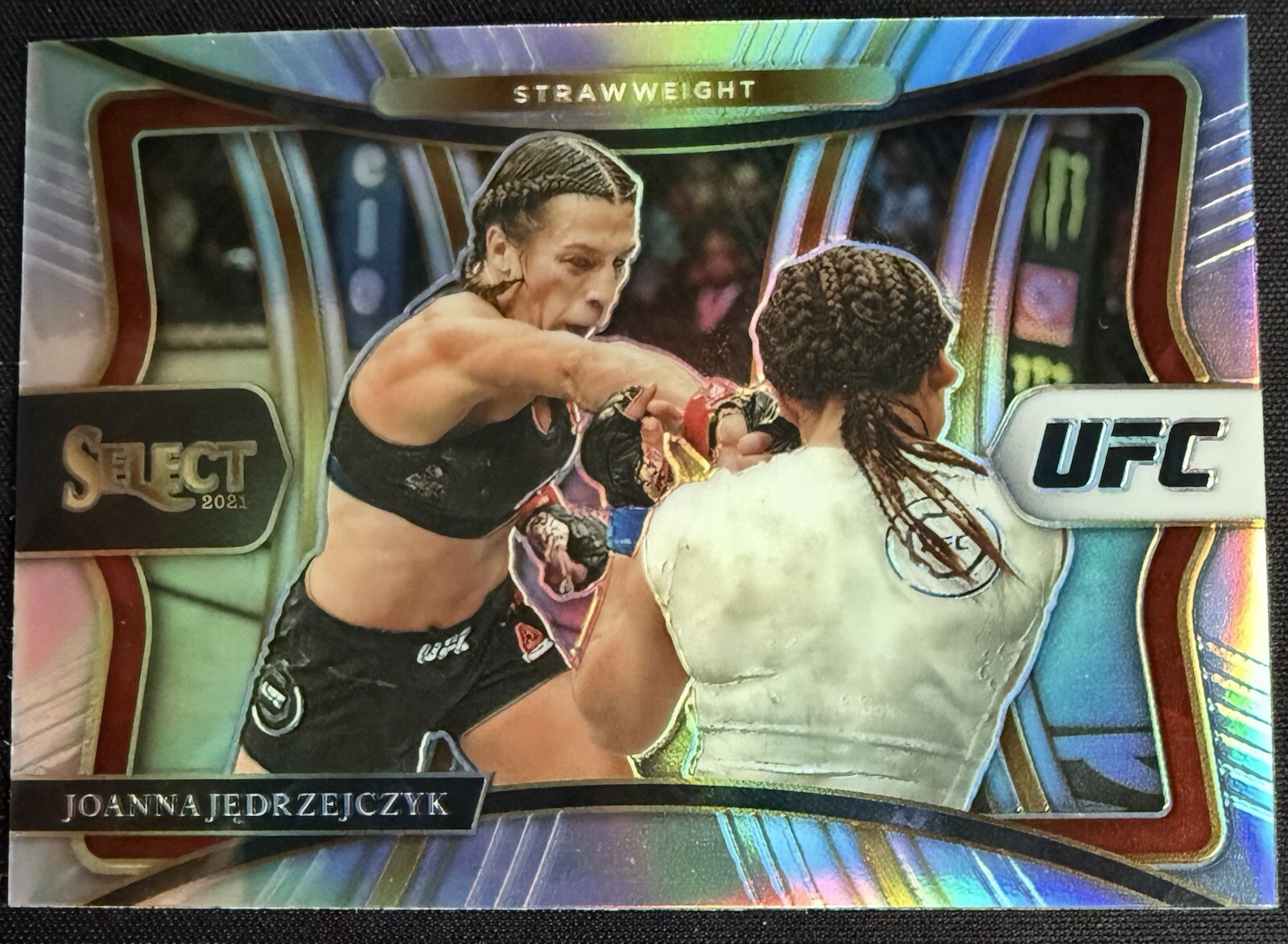 2021 Panini Select UFC - Premier Level Silver Prizm #141 Joanna Jedrzejczyk