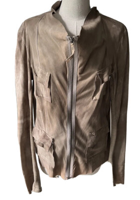GMS-75 GIMO S Leather Moto Jacket Size M