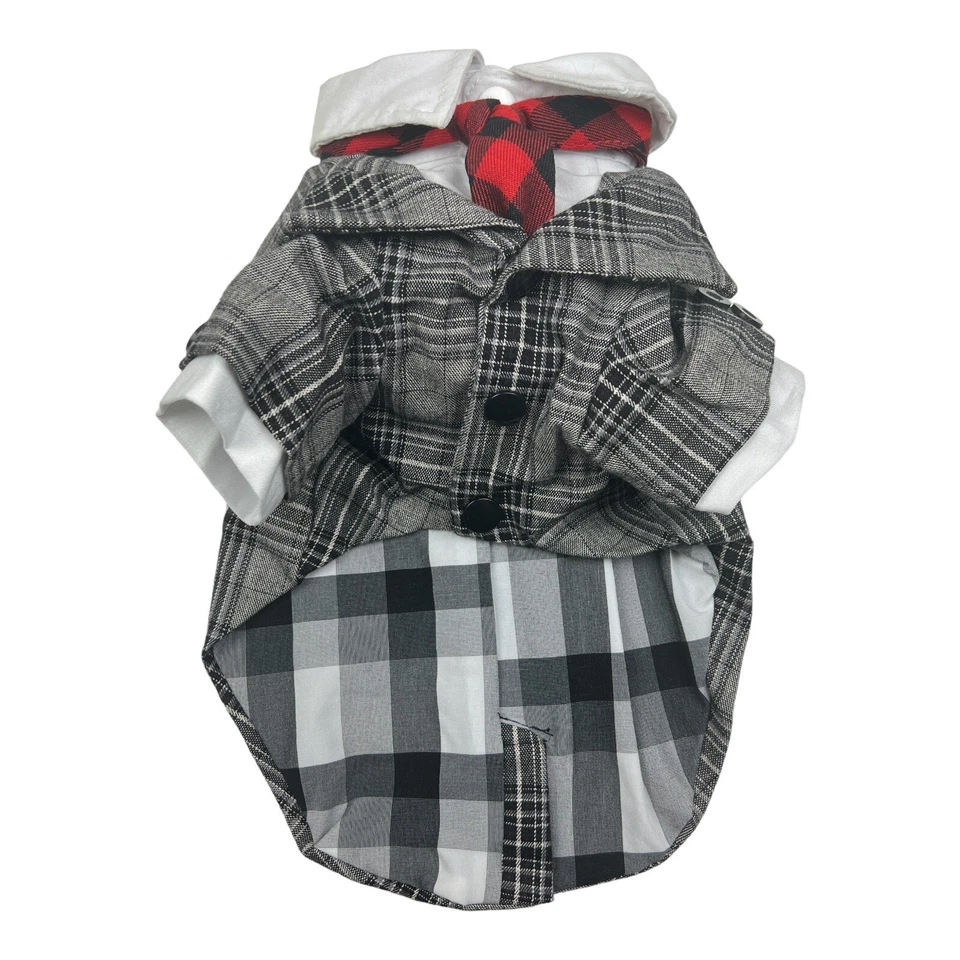 Chaqueta con botones de esmoquin para perros talla S Foto 2 de 3