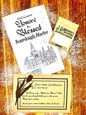 BEST GIFT SOURDOUGH STARTER, BLESSED BY A PRIEST, FREE SHIPPING