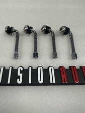 Work Wheels V27c 90 Degree Valve Stem W Chrome W Valve Cap Set Of 4 Vs-kf