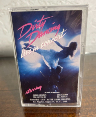 SEALED! DIRTY DANCING LIVE IN CONCERT CASSETTE TAPE 1989 NEW USA GREEK THEATRE