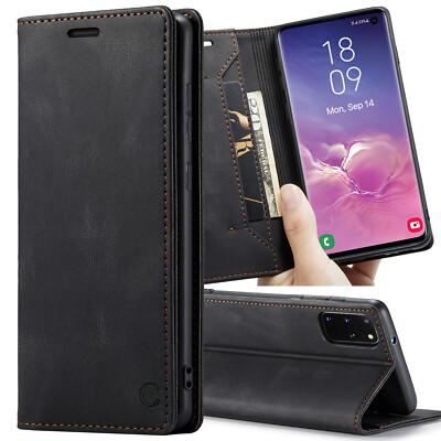 MINI-WALLET Hülle Leder Kartenfach Case Tasche für Samsung Galaxy S20/+/Ultra/FE