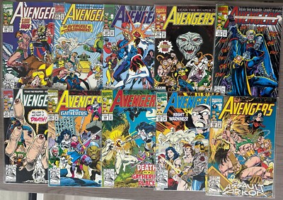 Lot of 10 Avengers Comics, Issues 349-358, *combine lot shipping available*