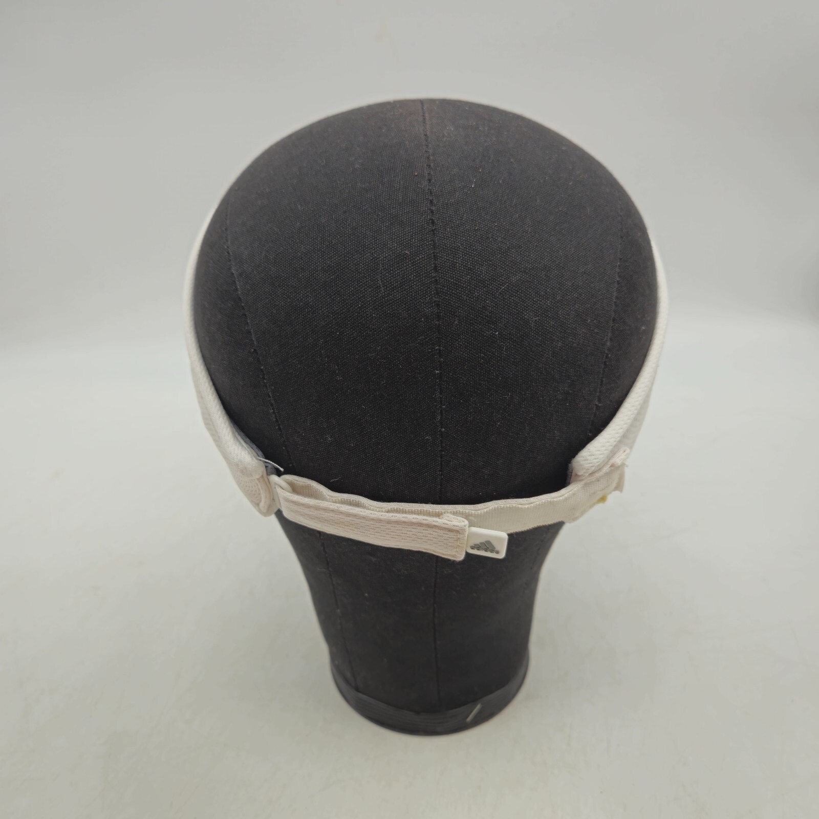 Adidas Strapback Visor Hat Cap White Aeroready Go… - image 5