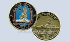 USS Iowa BB-61 Battleship Challenge Coin The Big Stick