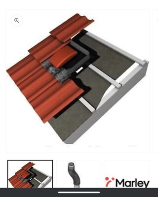 Marley Universal Dachziegelentlüfter TERRACOTTA UVP 117£ 36704