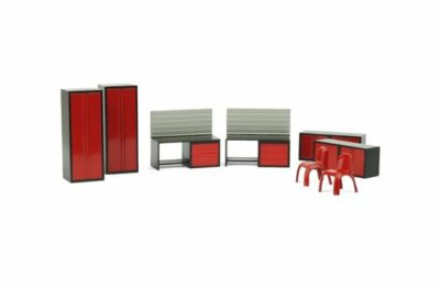 TINY Hong Kong 1/43 Gx2 Garage Zubehör Theke Vollmetall Lack Dioramen
